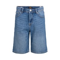 ΠΑΙΔΙΚΗ ΒΕΡΜΟΥΔΑ JEANS LOOSE FIT CHRIS LONG JACK  JONES JUNIOR ΜΠΛΕ ΑΓΟΡΙ 12205915