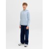 ΠΑΙΔΙΚΟ ΦΟΥΤΕΡ ΜΕ ΚΟΥΚΟΥΛΑ ΜΟΝΟΧΡΩΜΟ JACK AND JONES JUNIOR ΓΑΛΑΖΙΟ ΑΓΟΡΙ 12250531