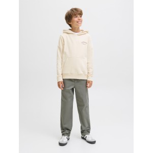 ΠΑΙΔΙΚΟ ΦΟΥΤΕΡ ΜΕ ΚΟΥΚΟΥΛΑ BACK PRINT DENIM CREW JACK AND JONES JUNIOR ΜΠΕΖ ΑΓΟΡΙ 12269303