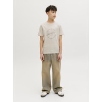 ΠΑΙΔΙΚΗ ΜΠΛΟΥΖΑ T-SHIRT DENIM JACK AND JONES JUNIOR ΜΠΕΖ ΑΓΟΡΙ 12289115
