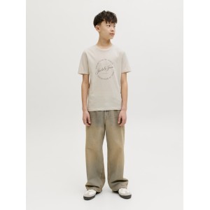 ΠΑΙΔΙΚΗ ΜΠΛΟΥΖΑ T-SHIRT DENIM JACK AND JONES JUNIOR ΜΠΕΖ ΑΓΟΡΙ 12289115