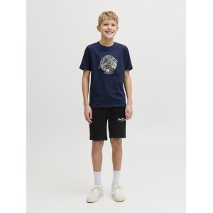 ΠΑΙΔΙΚΗ ΒΕΡΜΟΥΔΑ ΑΘΛΗΤΙΚΗ BASIC JACK JONES JUNIOR ΜΑΥΡΟ ΑΓΟΡΙ 12289220