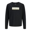 ΠΑΙΔΙΚΗ ΜΠΛΟΥΖΑ ΜΑΚΡΥΜΑΝΙΚΗ BASIC JACK AND JONES JUNIOR ΜΑΥΡΟ ΑΓΟΡΙ 12289280