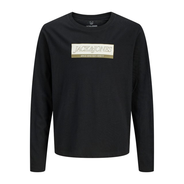 ΠΑΙΔΙΚΗ ΜΠΛΟΥΖΑ ΜΑΚΡΥΜΑΝΙΚΗ BASIC JACK AND JONES JUNIOR ΜΑΥΡΟ ΑΓΟΡΙ 12289280
