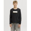 ΠΑΙΔΙΚΗ ΜΠΛΟΥΖΑ ΜΑΚΡΥΜΑΝΙΚΗ BASIC JACK AND JONES JUNIOR ΜΑΥΡΟ ΑΓΟΡΙ 12289280