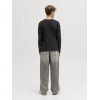 ΠΑΙΔΙΚΗ ΜΠΛΟΥΖΑ ΜΑΚΡΥΜΑΝΙΚΗ BASIC JACK AND JONES JUNIOR ΜΑΥΡΟ ΑΓΟΡΙ 12289280