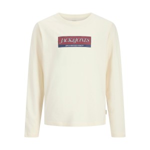 ΠΑΙΔΙΚΗ ΜΠΛΟΥΖΑ ΜΑΚΡΥΜΑΝΙΚΗ BASIC JACK AND JONES JUNIOR ΕΚΡΟΥ ΑΓΟΡΙ 12289280