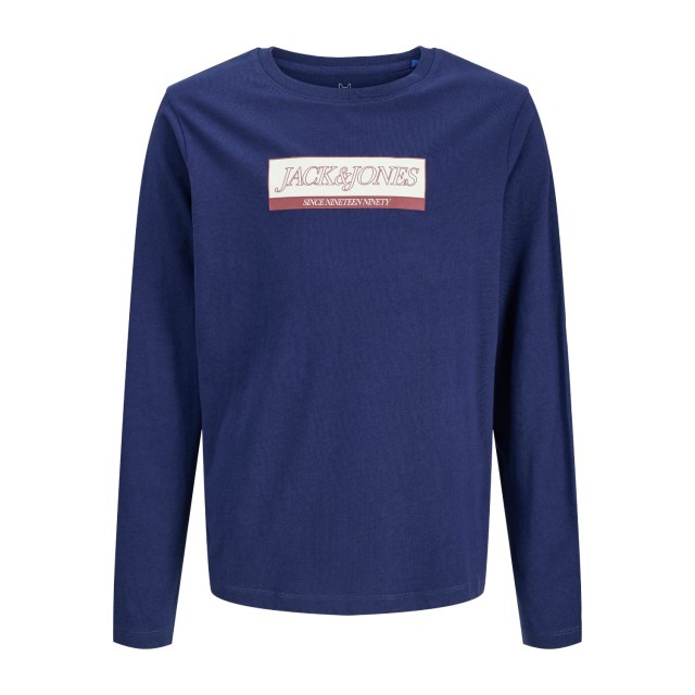 ΠΑΙΔΙΚΗ ΜΠΛΟΥΖΑ ΜΑΚΡΥΜΑΝΙΚΗ BASIC JACK AND JONES JUNIOR ΜΠΛΕ ΑΓΟΡΙ 12289280
