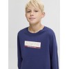ΠΑΙΔΙΚΗ ΜΠΛΟΥΖΑ ΜΑΚΡΥΜΑΝΙΚΗ BASIC JACK AND JONES JUNIOR ΜΠΛΕ ΑΓΟΡΙ 12289280