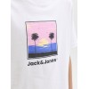 ΠΑΙΔΙΚΗ ΜΠΛΟΥΖΑ T-SHIRT SUNSET JACK AND JONES JUNIOR ΑΣΠΡΟ ΑΓΟΡΙ 12289932