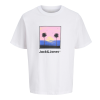 ΠΑΙΔΙΚΗ ΜΠΛΟΥΖΑ T-SHIRT SUNSET JACK AND JONES JUNIOR ΑΣΠΡΟ ΑΓΟΡΙ 12289932
