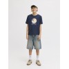 ΠΑΙΔΙΚΗ ΜΠΛΟΥΖΑ T-SHIRT SUNSET JACK AND JONES JUNIOR ΜΠΛΕ ΑΓΟΡΙ 12289932