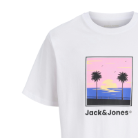 ΠΑΙΔΙΚΗ ΜΠΛΟΥΖΑ T-SHIRT SUNSET JACK AND JONES JUNIOR ΑΣΠΡΟ ΑΓΟΡΙ 12289933