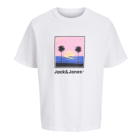 ΠΑΙΔΙΚΗ ΜΠΛΟΥΖΑ T-SHIRT SUNSET JACK AND JONES JUNIOR ΑΣΠΡΟ ΑΓΟΡΙ 12289933