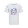 ΠΑΙΔΙΚΗ ΜΠΛΟΥΖΑ T-SHIRT SKULL ON THE BEACH JACK AND JONES JUNIOR ΑΣΠΡΟ ΑΓΟΡΙ 12289939