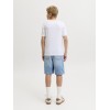 ΠΑΙΔΙΚΗ ΜΠΛΟΥΖΑ T-SHIRT SKULL ON THE BEACH JACK AND JONES JUNIOR ΑΣΠΡΟ ΑΓΟΡΙ 12289939