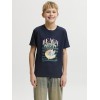 ΠΑΙΔΙΚΗ ΜΠΛΟΥΖΑ T-SHIRT SKULL ON THE BEACH JACK AND JONES JUNIOR ΜΠΛΕ ΑΓΟΡΙ 12289939