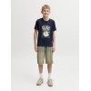ΠΑΙΔΙΚΗ ΜΠΛΟΥΖΑ T-SHIRT SKULL ON THE BEACH JACK AND JONES JUNIOR ΜΠΛΕ ΑΓΟΡΙ 12289939