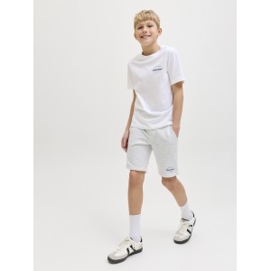ΠΑΙΔΙΚΗ ΒΕΡΜΟΥΔΑ ΑΘΛΗΤΙΚΗ BASIC JACK AND JONES JUNIOR ΓΚΡΙ ΑΓΟΡΙ 12292137