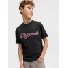 ΠΑΙΔΙΚΗ ΜΠΛΟΥΖΑ T-SHIRT ORIGINALS JACK AND JONES JUNIOR ΜΑΥΡΟ 12293118