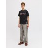 ΠΑΙΔΙΚΗ ΜΠΛΟΥΖΑ T-SHIRT ORIGINALS JACK AND JONES JUNIOR ΜΑΥΡΟ 12293118