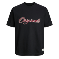 ΠΑΙΔΙΚΗ ΜΠΛΟΥΖΑ T-SHIRT ORIGINALS JACK AND JONES JUNIOR ΜΑΥΡΟ 12293118
