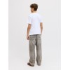 ΠΑΙΔΙΚΗ ΜΠΛΟΥΖΑ T-SHIRT SKULL BIKER JACK AND JONES JUNIOR ΑΣΠΡΟ ΑΓΟΡΙ 12293680