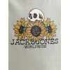 ΠΑΙΔΙΚΗ ΜΠΛΟΥΖΑ T-SHIRT SKULL IN FLOWERS JACK AND JONES JUNIOR ΠΡΑΣΙΝΟ ΑΓΟΡΙ 12293680