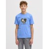 ΠΑΙΔΙΚΗ ΜΠΛΟΥΖΑ T-SHIRT SKULL LOVE JACK AND JONES JUNIOR ΓΑΛΑΖΙΟ ΑΓΟΡΙ 12293680