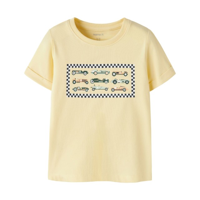 ΠΑΙΔΙΚΗ ΜΠΛΟΥΖΑ T-SHIRT VINTAGE CARS NAME IT ΚΙΤΡΙΝΟ ΑΓΟΡΙ 13227488