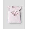 ΠΑΙΔΙΚΗ ΜΠΛΟΥΖΑ T-SHIRT HEART OF FLOWERS ΝΑΜΕ ΙΤ ΡΟΖ ΚΟΡΙΤΣΙ 13230227