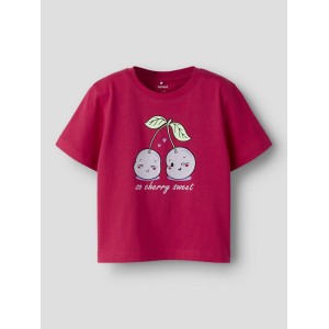 ΠΑΙΔΙΚΗ ΜΠΛΟΥΖΑ T-SHIRT ΚΕΡΑΣΙΑ ΝΑΜΕ ΙΤ ΦΟΥΞΙΑ ΚΟΡΙΤΣΙ 13251519