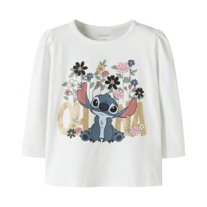 ΠΑΙΔΙΚΗ ΜΠΛΟΥΖΑ ΜΑΚΡΥΜΑΝΙΚΗ STITCH NAME IT ΑΣΠΡΟ ΚΟΡΙΤΣΙ 13257455