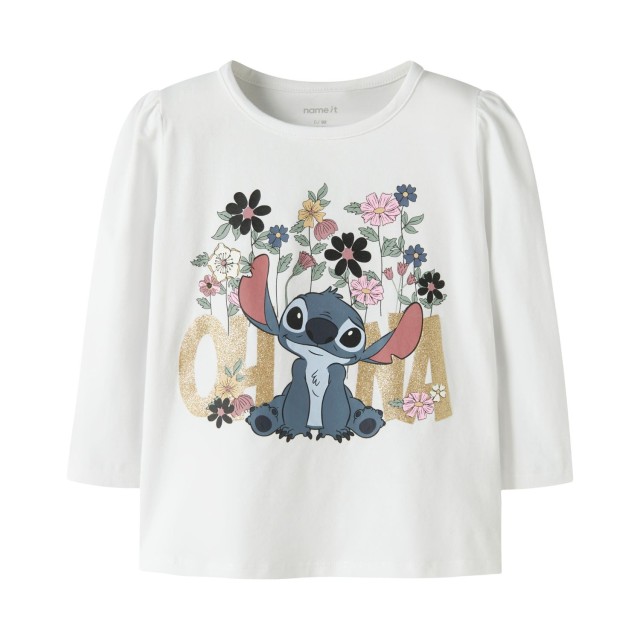 ΠΑΙΔΙΚΗ ΜΠΛΟΥΖΑ ΜΑΚΡΥΜΑΝΙΚΗ STITCH NAME IT ΑΣΠΡΟ ΚΟΡΙΤΣΙ 13257455