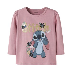 ΠΑΙΔΙΚΗ ΜΠΛΟΥΖΑ ΜΑΚΡΥΜΑΝΙΚΗ STITCH NAME IT ΡΟΖ ΚΟΡΙΤΣΙ 13257455