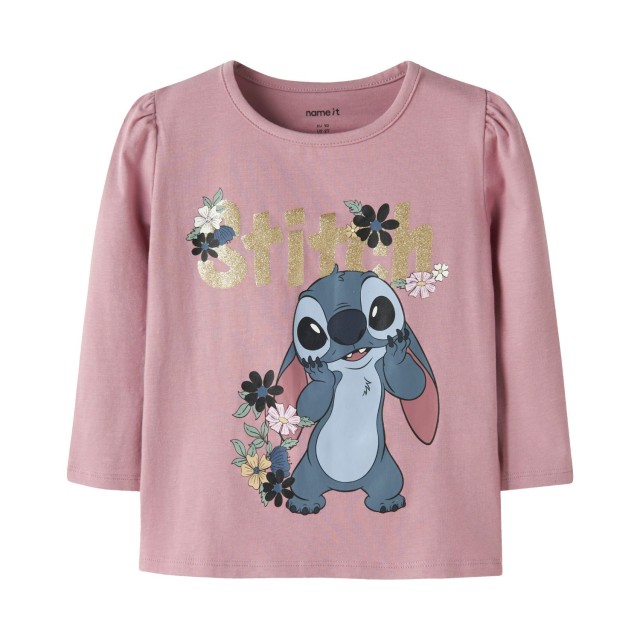 ΠΑΙΔΙΚΗ ΜΠΛΟΥΖΑ ΜΑΚΡΥΜΑΝΙΚΗ STITCH NAME IT ΡΟΖ ΚΟΡΙΤΣΙ 13257455