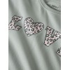 ΠΑΙΔΙΚΗ ΜΠΛΟΥΖΑ ΜΑΚΡΥΜΑΝΙΚΗ ANIMAL PRINT LOVE NAME IT ΠΡΑΣΙΝΟ ΚΟΡΙΤΣΙ 13260572
