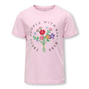 ΠΑΙΔΙΚΗ ΜΠΛΟΥΖΑ T-SHIRT ΚΕΝΤΗΜΑ KIDNESS KIDS ONLY ΡΟΖ ΚΟΡΙΤΣΙ 15286501
