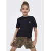 ΠΑΙΔΙΚΟ ΣΕΤ 2ΤΜΧ ΜΠΛΟΥΖΑ T-SHIRT ΚΑΙ ΣΟΡΤΣ ANIMAL PRINT KIDS ONLY ΜΑΥΡΟ ΚΟΡΙΤΣΙ 15367794
