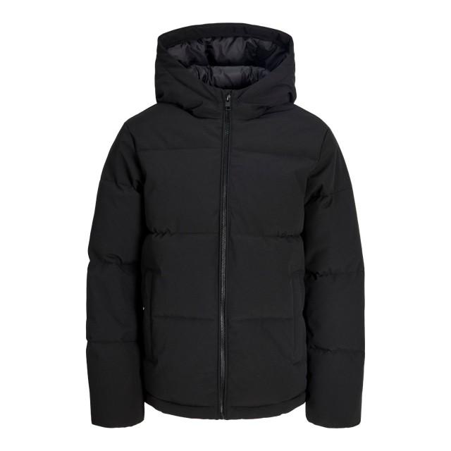 ΠΑΙΔΙΚΟ ΜΠΟΥΦΑΝ PUFFER ΜΕ ΚΟΥΚΟΥΛΑ JACK AND JONES JUNIOR ΜΑΥΡΟ ΑΓΟΡΙ 12303956