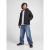 ΠΑΙΔΙΚΟ ΜΠΟΥΦΑΝ PUFFER ΜΕ ΚΟΥΚΟΥΛΑ JACK AND JONES JUNIOR ΜΑΥΡΟ ΑΓΟΡΙ 12303956