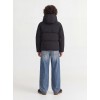 ΠΑΙΔΙΚΟ ΜΠΟΥΦΑΝ PUFFER ΜΕ ΚΟΥΚΟΥΛΑ JACK AND JONES JUNIOR ΜΑΥΡΟ ΑΓΟΡΙ 12303956
