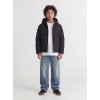 ΠΑΙΔΙΚΟ ΜΠΟΥΦΑΝ PUFFER ΜΕ ΚΟΥΚΟΥΛΑ JACK AND JONES JUNIOR ΜΑΥΡΟ ΑΓΟΡΙ 12303956
