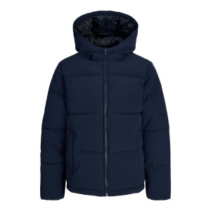 ΠΑΙΔΙΚΟ ΜΠΟΥΦΑΝ PUFFER ΜΕ ΚΟΥΚΟΥΛΑ JACK AND JONES JUNIOR ΜΠΛΕ ΑΓΟΡΙ 12303956