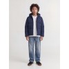 ΠΑΙΔΙΚΟ ΜΠΟΥΦΑΝ PUFFER ΜΕ ΚΟΥΚΟΥΛΑ JACK AND JONES JUNIOR ΜΠΛΕ ΑΓΟΡΙ 12303956