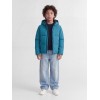 ΠΑΙΔΙΚΟ ΜΠΟΥΦΑΝ PUFFER ΜΕ ΚΟΥΚΟΥΛΑ JACK AND JONES JUNIOR ΒΕΡΑΜΑΝ ΑΓΟΡΙ 12303956