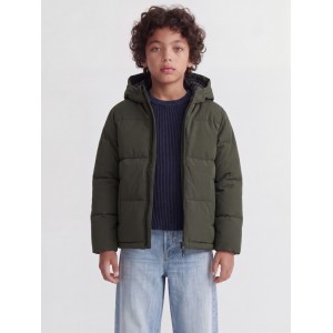 ΠΑΙΔΙΚΟ ΜΠΟΥΦΑΝ PUFFER ΜΕ ΚΟΥΚΟΥΛΑ JACK AND JONES JUNIOR ΧΑΚΙ ΑΓΟΡΙ 12303956