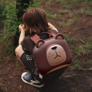 ΠΑΙΔΙΚΗ ΤΣΑΝΤΑ BACKPACK BEAR 8,8LT ZOY ZOII ΚΑΦΕ ΑΓΟΡΙ B18-B