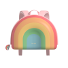 ΠΑΙΔΙΚΗ ΤΣΑΝΤΑ BACKPACK 3D RAINBOW 8,4LT ZOY ZOII ΠΟΛΥΧΡΩΜΟ ΚΟΡΙΤΣΙ B8