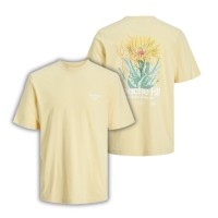ΠΑΙΔΙΚΗ ΜΠΛΟΥΖΑ T-SHIRT ME ΣΤΑΜΠΑ ΣΤΗΝ ΠΛΑΤΗ OVERSIZED CACTUS JACK AND JONES JUNIOR ΚΙΤΡΙΝΟ ΑΓΟΡΙ 12253986